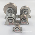 Plated surface U/V /Y Groove roller single bearing fence gate wheels